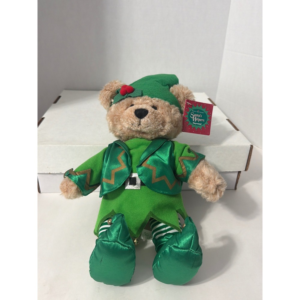 Papel Giftware Santa's Helpers Haywood Elf Teddy Bear Plush Christmas 80470